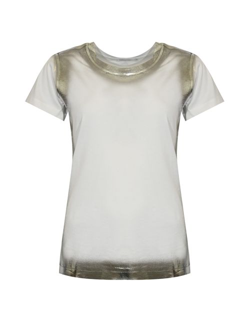 T-shirt effetto metallizzato in jersey Patrizia Pepe | 8M1703 J304W146